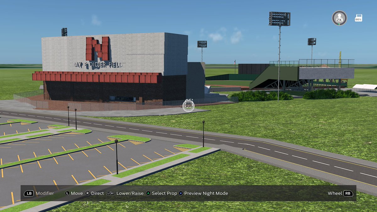 torytrahan's tweet photo. This took some hard research and work.. hours of pictures to replicate it but here it is..

Introducing “The Did”, home of @Nicholls_BSB in MLB The Show 24.

Some differences due to the limits of stadium creator but not many.

@SouthlandSports @GeauxColonels https://t.co/5SkTbyvNRJ