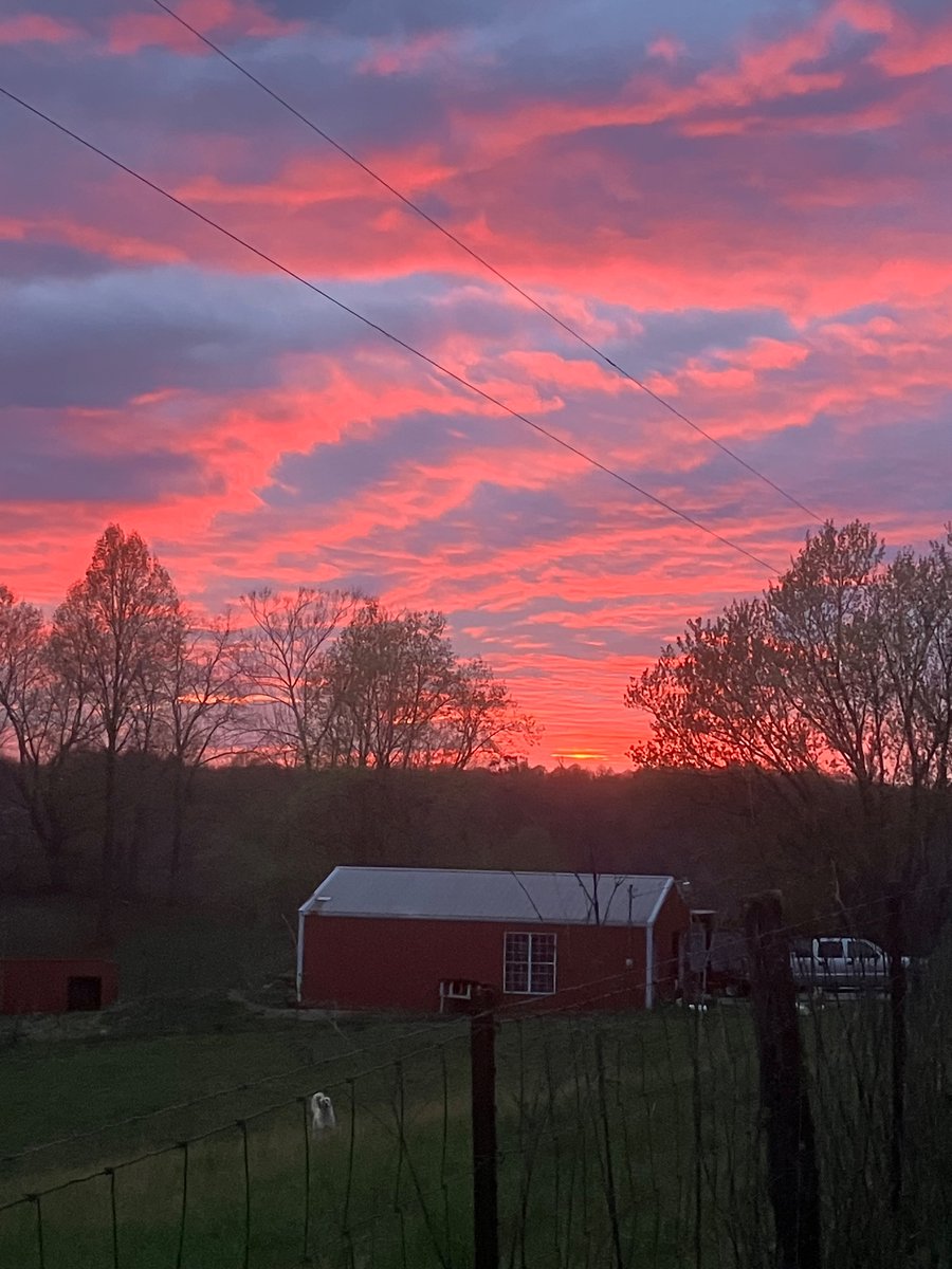 WilkenLuke's tweet image. Big Orange sky tonight in Mid Tenn. God is good!💯