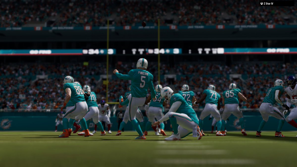 NOSaintsMBL's tweet photo. Piniero nails a late game FG to avoid the shutout @TheBomberLeague https://t.co/9djDUiby6I