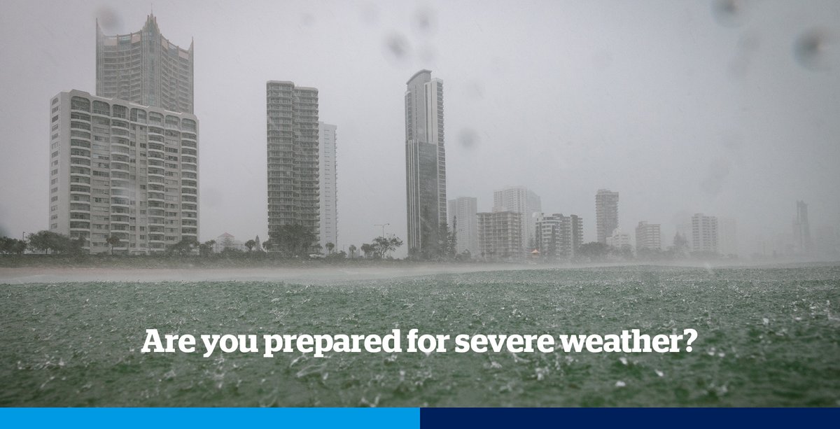 If you live on the East Coast of Australia it's going to be a very wet couple of days. To help you prepare for severe weather, here are a few tips: qbe.co/3xrxu3N. Above all, stay safe