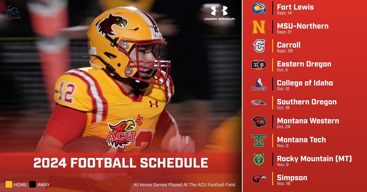 Arizona Christian Football (<a href="/firestormfb/">ACU Football 🔥</a>) Announces 2024 Schedule

acufirestorm.com/news/2024/4/4/…