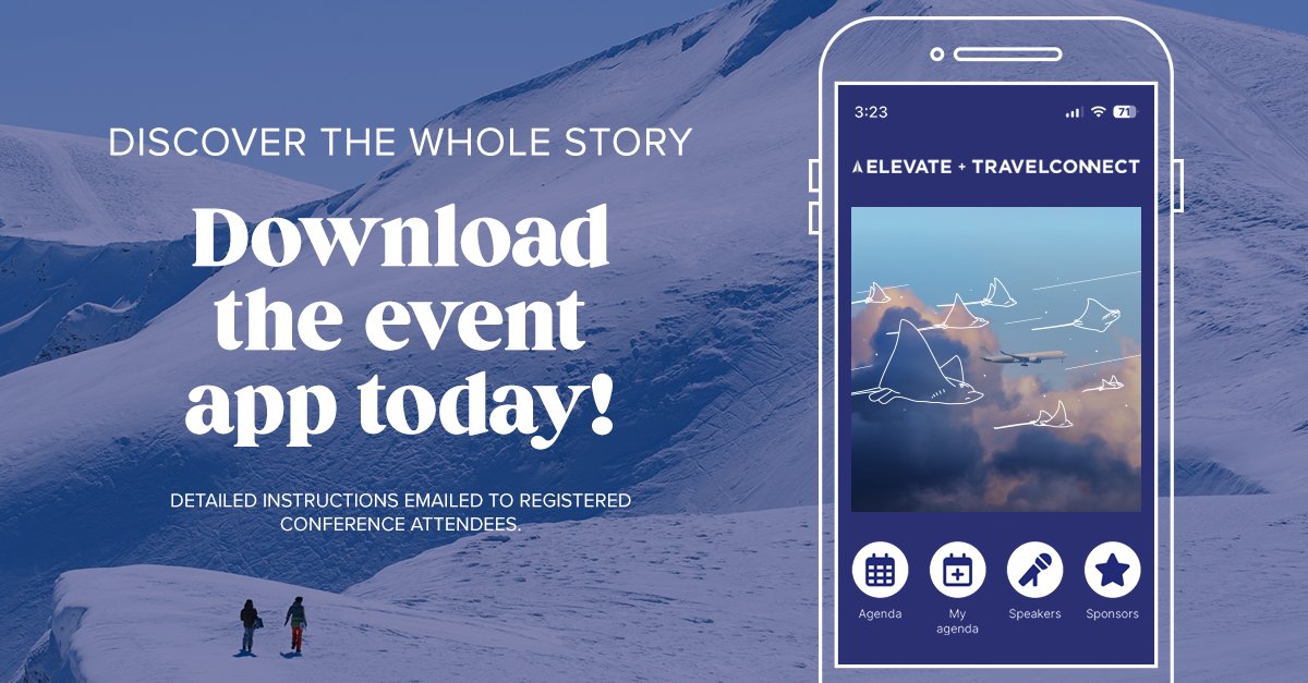 #ETC24 attendees: Looking to make the most of the conference? Download the event app to unlock the whole story. Instructions have been emailed to all conference attendees. Check your inbox and get started! bit.ly/3PO8l9P #ElevateTravelConnect2024 @ARCtalk @ATPCOnews