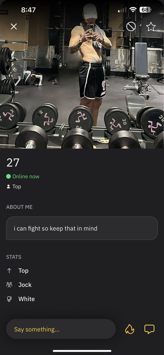 FdkTop's tweet image. This is Grindr….    🤦🏻‍♂️.  Stay proud gay “community”