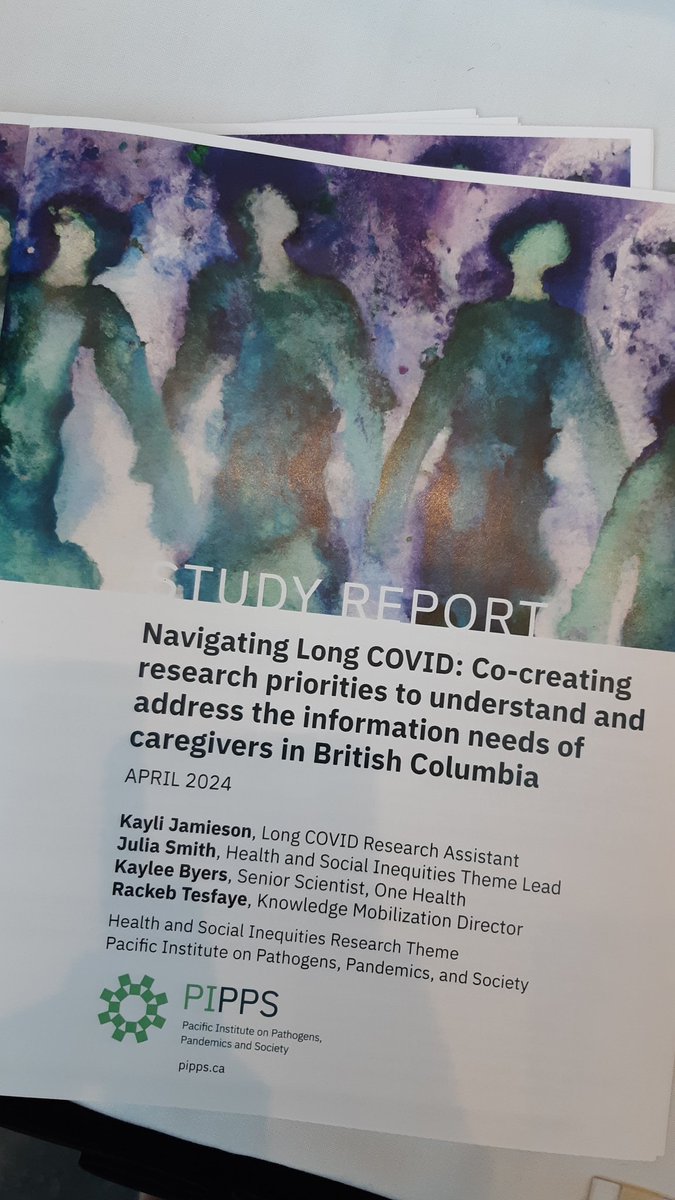 We've just released a report on priorities for #LongCOVID care, information and research, co-created with patients, caregivers and clinicians in BC. It's especially exciting to release alongside our event tonight with @edyong209 on Long COVID reporting 🔗 pipps.cdn.prismic.io/pipps/Zg2GWjsk…