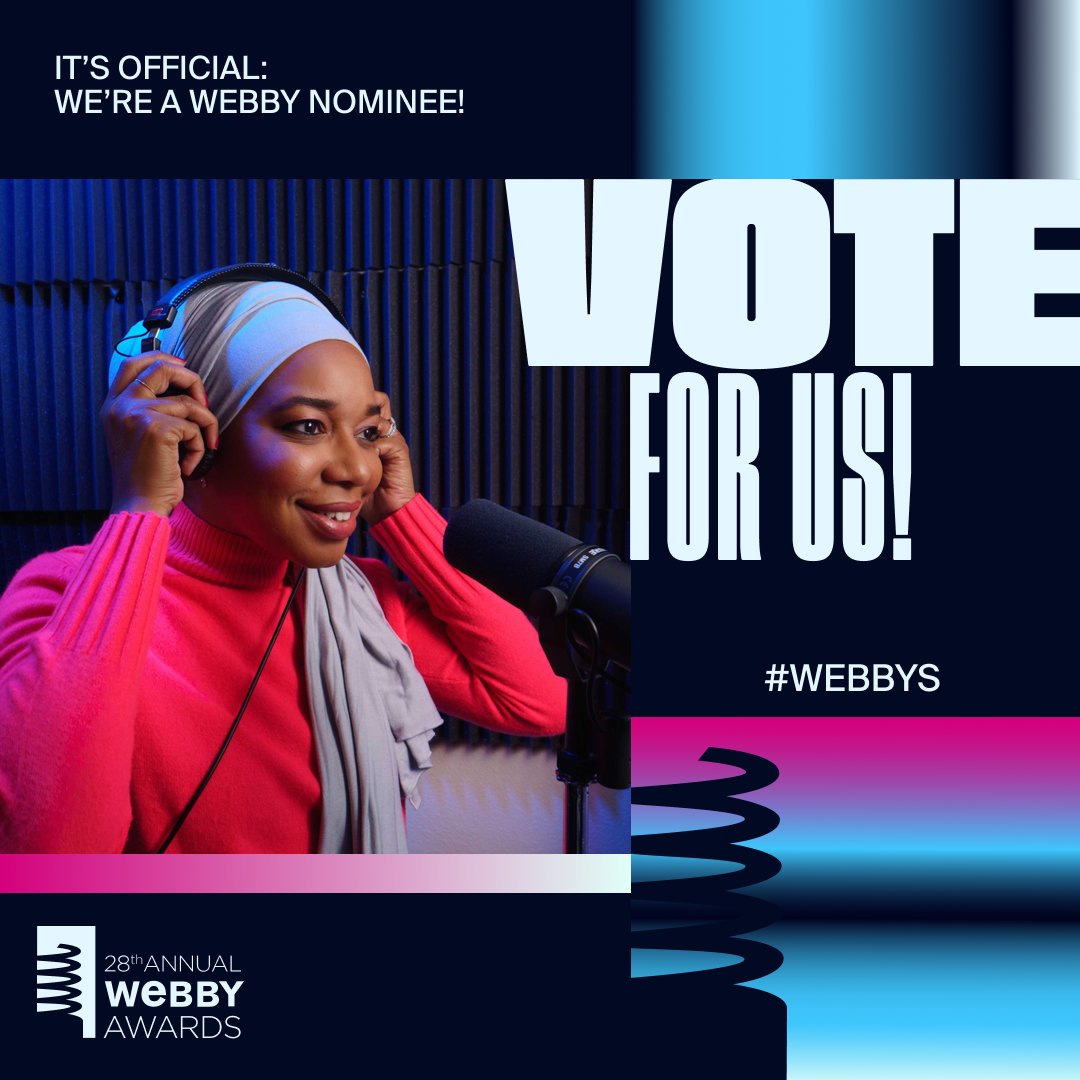 Have you heard? The Take is nominated at @TheWebbyAwards 🎉 🗳️Vote for #AJTheTake here: aj.audio/thetake-webbys