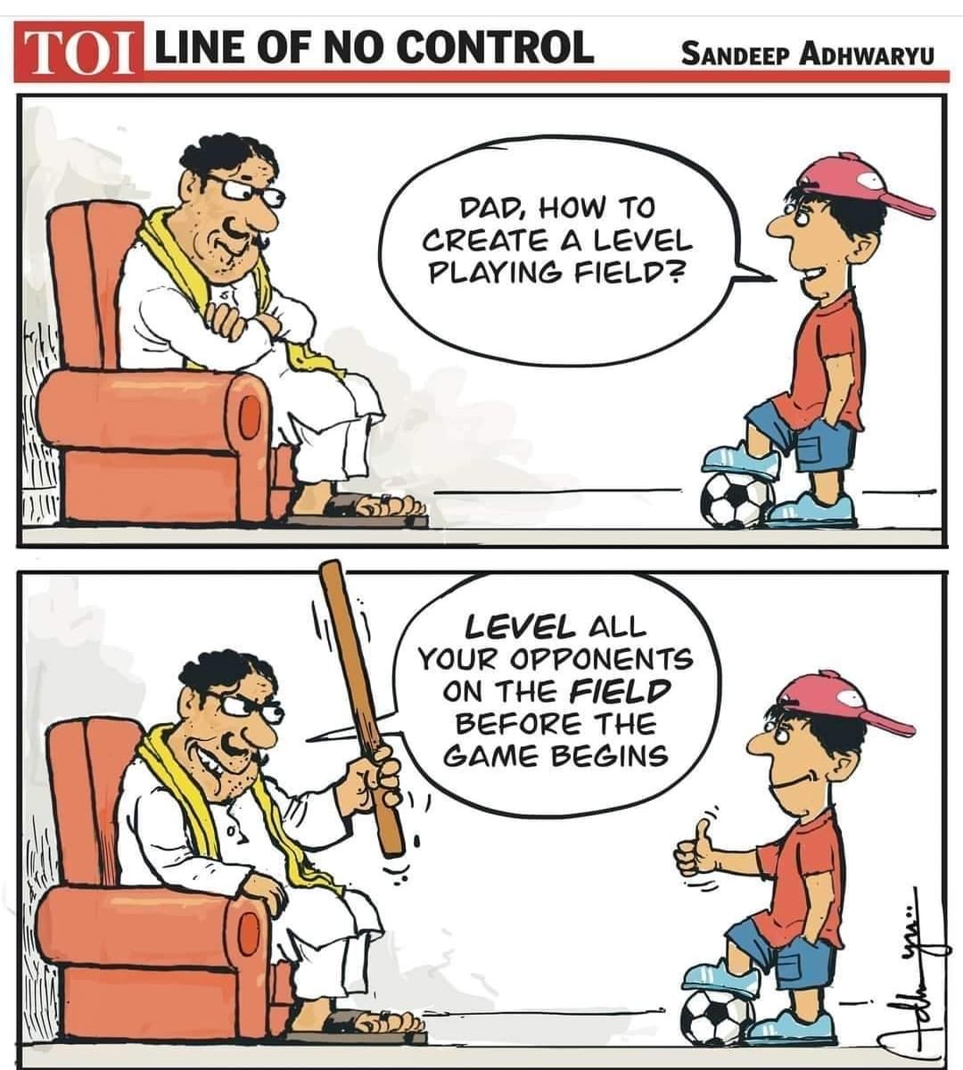 pbhushan1's tweet image. Modi govt’s way of levelling the field before elections