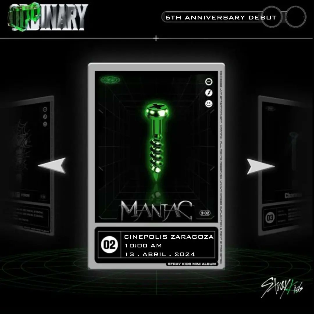 allesvng's tweet photo. STAY de Querétaro!! 📢📢
Únete a nosotros el 13 de abril para celebrar el 6to aniversario de Stray Kids con una proyección exclusiva de su concierto "MANIAC" ENCORE IN JAPAN ⚡
Más detalles en la publicación de ig:
https://t.co/BrM25kJhj7 https://t.co/9CqDuiFlLQ