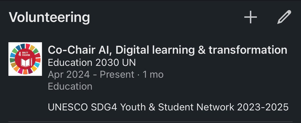 🇭🇹🫱🏽‍🫲🏾 new opportunity at the SDG4 Youth & Student Network.