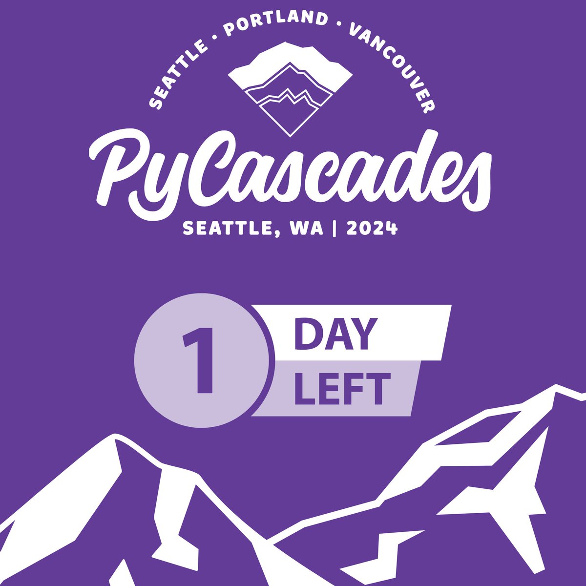 🚀 Just 1 DAY LEFT until #PyCascades 2024 in Seattle!🎉 Join us tomorrow for the pre-conference social - a fantastic chance to connect with fellow attendees, both in-person and online. 🌐Learn more here: 👇2024.pycascades.com/news/just-a-fe… #Python✨🐍