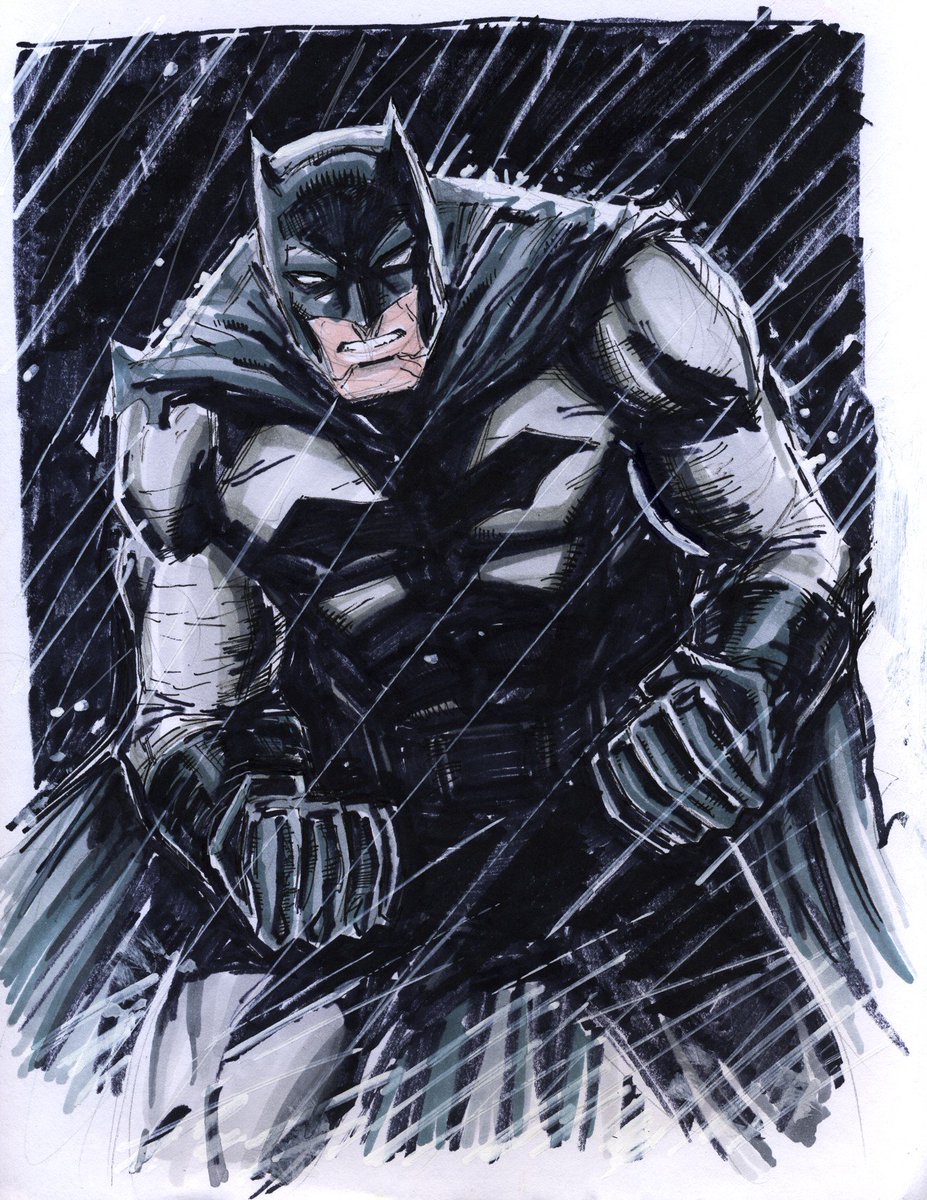 #ThrowbackThursday to some more Batman. #Batman #darkknightreturns #art #darkknight #drawing