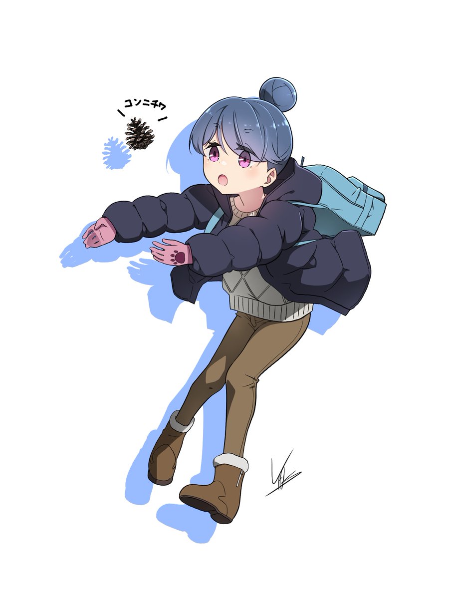 ぴょん23⛺️ 小学生リンちゃん✨ #ゆるキャン #志摩リン