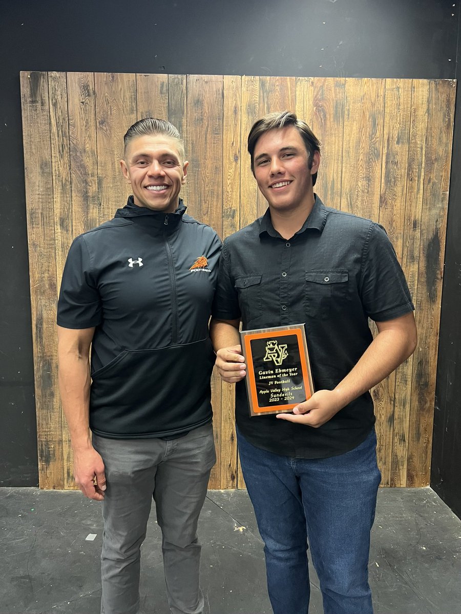 AVHS JV Linemen of the year 2023