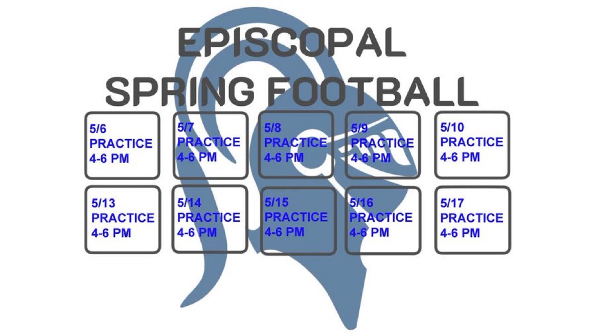 College coaches, spring ball schedule below! Come out! @EHSSports @CoachMoynahan