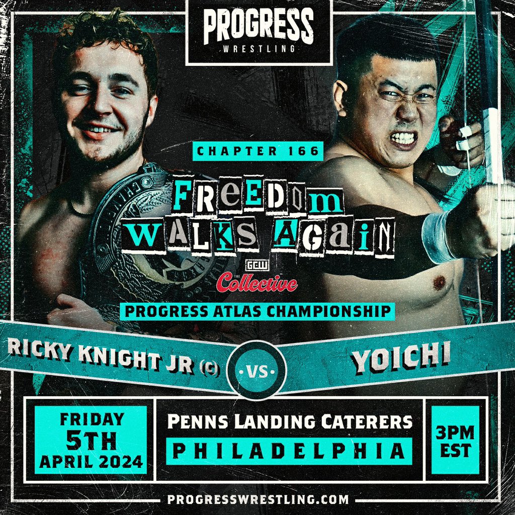 与一 in 🇺🇸
BIG MATCH in 🇺🇸

This is a great chance for me.

I came here because I wanted to be stronger and change myself.

I’ll show you my progress 🏹🇯🇵

#PROGRESSWrestling #進歩