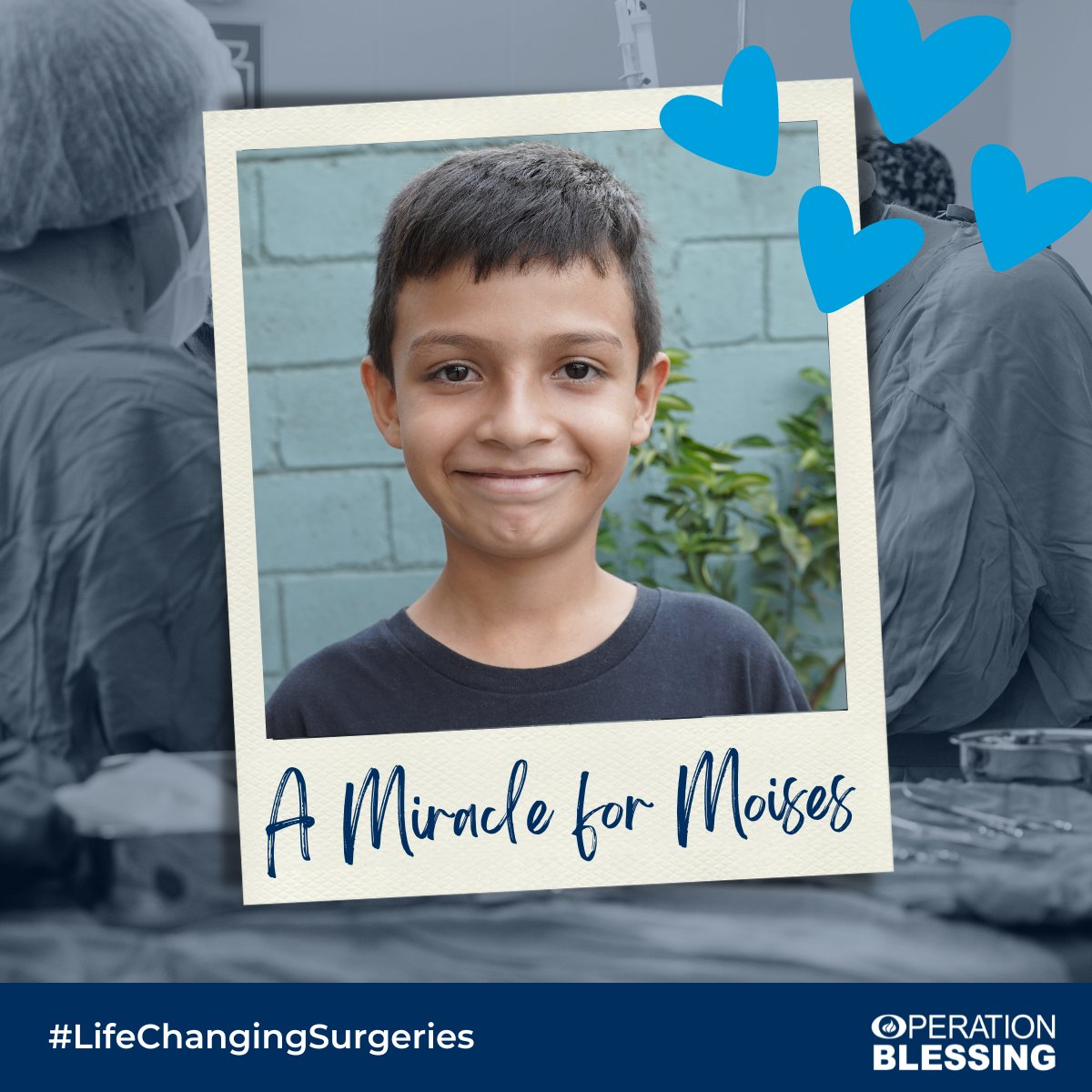 Remember Moises from #Honduras? A few superheroes came to his rescue, and today he is able to walk—and even run—without pain, because his hernia has been repaired. Thank you for giving this precious boy a miracle! #OBI #LifeChangingSurgeries