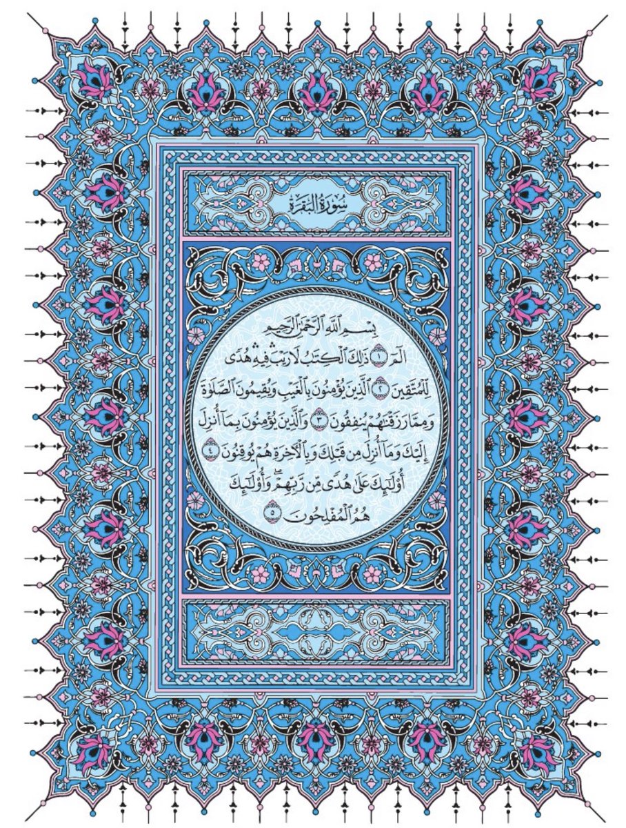 Holy_Quran4's tweet photo. صفحة من القران يومياً
كفيلة بأن تبعدك عن هجره 
واتكفل انا بتنزيلها يوميا إن شاء الله 
من الآية ١ الى الآية ٥ من سورة البقرة https://t.co/0tMKUt6yCw