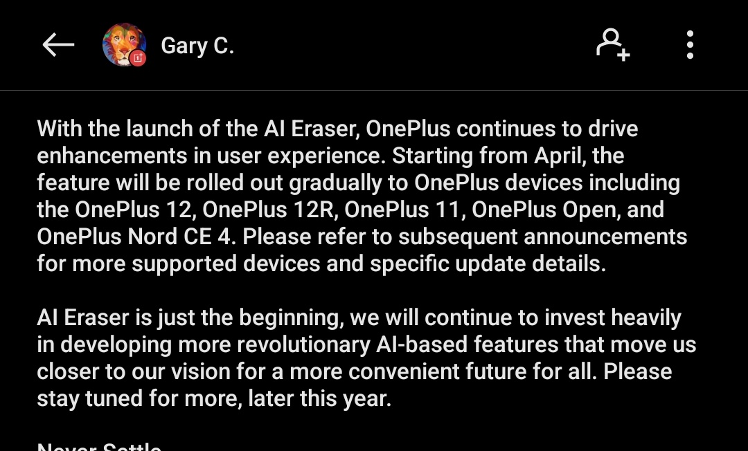 balaji_ravada's tweet image. #OnePlusAI begins !! 
I&apos;m Excited and worried at the same time 

Is it gonna be @OnePlus way or @oppo way :) 
 
Rooting for #OnePlus !!