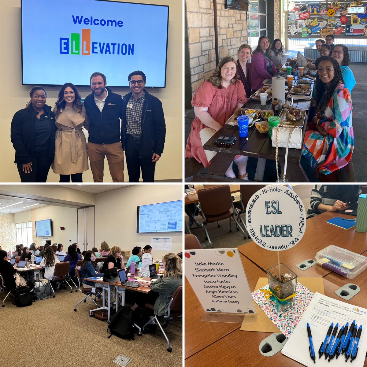 Thank you to our amazing @EllevationEd team for a great day of learning! 💙💚🧡 @FISD_EB