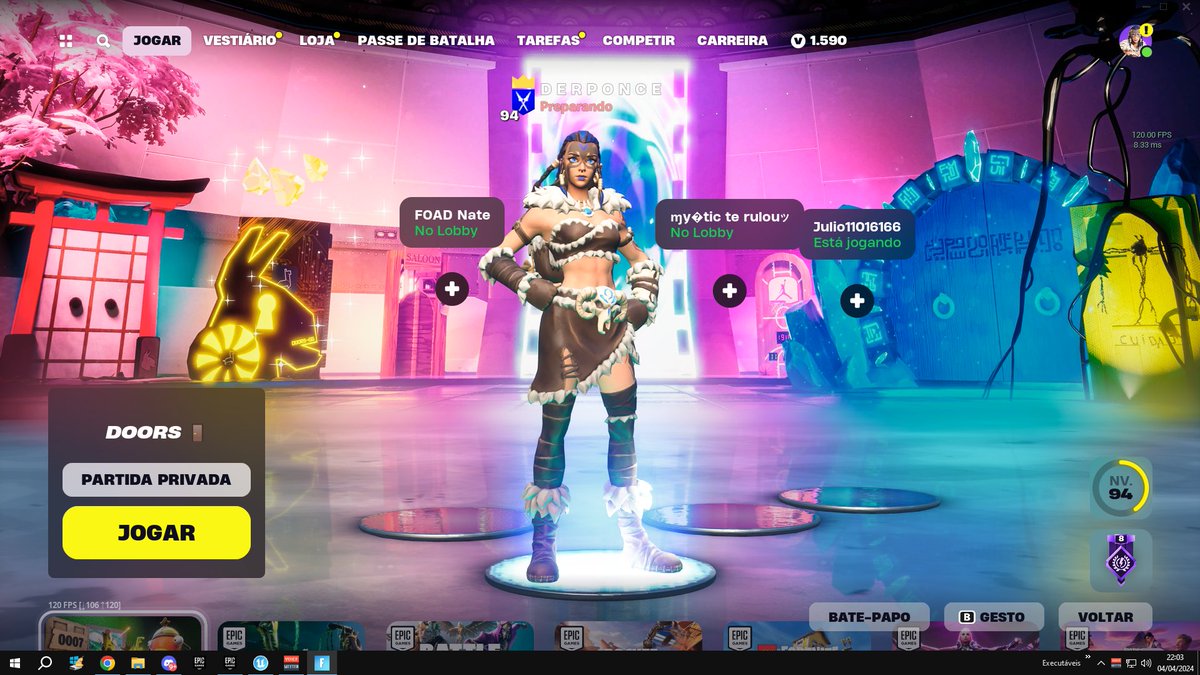 Doors got a new lobby background 👀 
If you haven't played it yet, there's still time before doors 2! 🔑
Code: 0113-8478-0879
#FortniteCreative #UEFN