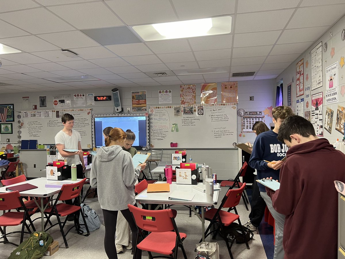 Pre-AP English 10 students interviewed classmates about their responses to a morally ambiguous situation before taking part in a debate. #bjhspride #mcslearn #apluscollegeready