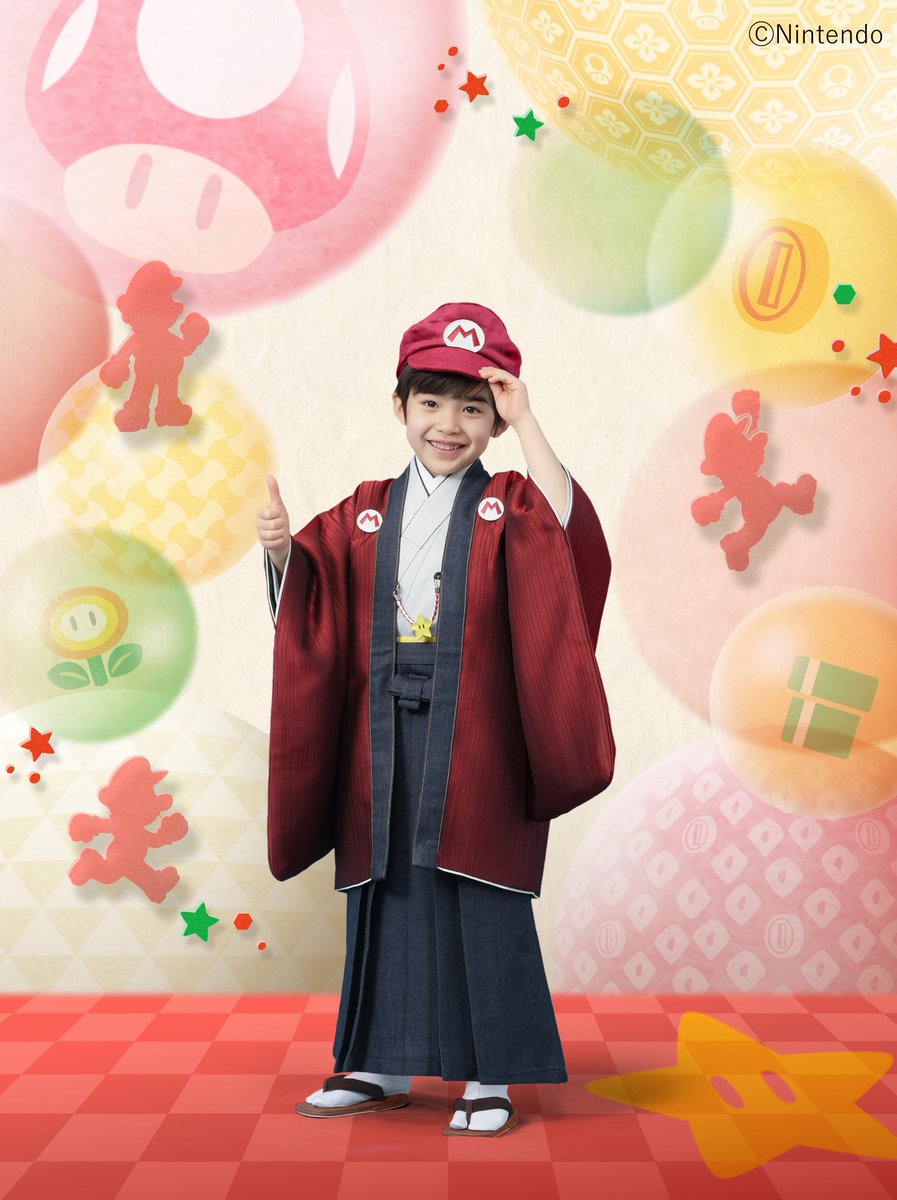 ˏˋ 今日は #デビューの日 ˎˊ˗ 大人気のスーパーマリオ撮影に