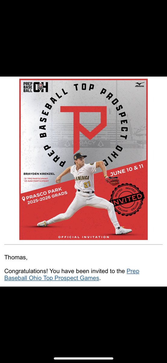 Thomas Tahat (@thomastahat) on Twitter photo Thank you to <a href="/PrepBaseballOH/">Prep Baseball Ohio</a> and <a href="/weldyprep/">Kyle Weldon</a> for the invite to the Top Prospect Games.
<a href="/PFFlyers2026/">PFFlyers2026</a> <a href="/pfflyersbeisbol/">PFFlyersBaseball</a> @WCHSBASEBALL33 Thank you to <a href="/PrepBaseballOH/">Prep Baseball Ohio</a> and <a href="/weldyprep/">Kyle Weldon</a> for the invite to the Top Prospect Games.
<a href="/PFFlyers2026/">PFFlyers2026</a> <a href="/pfflyersbeisbol/">PFFlyersBaseball</a> @WCHSBASEBALL33
