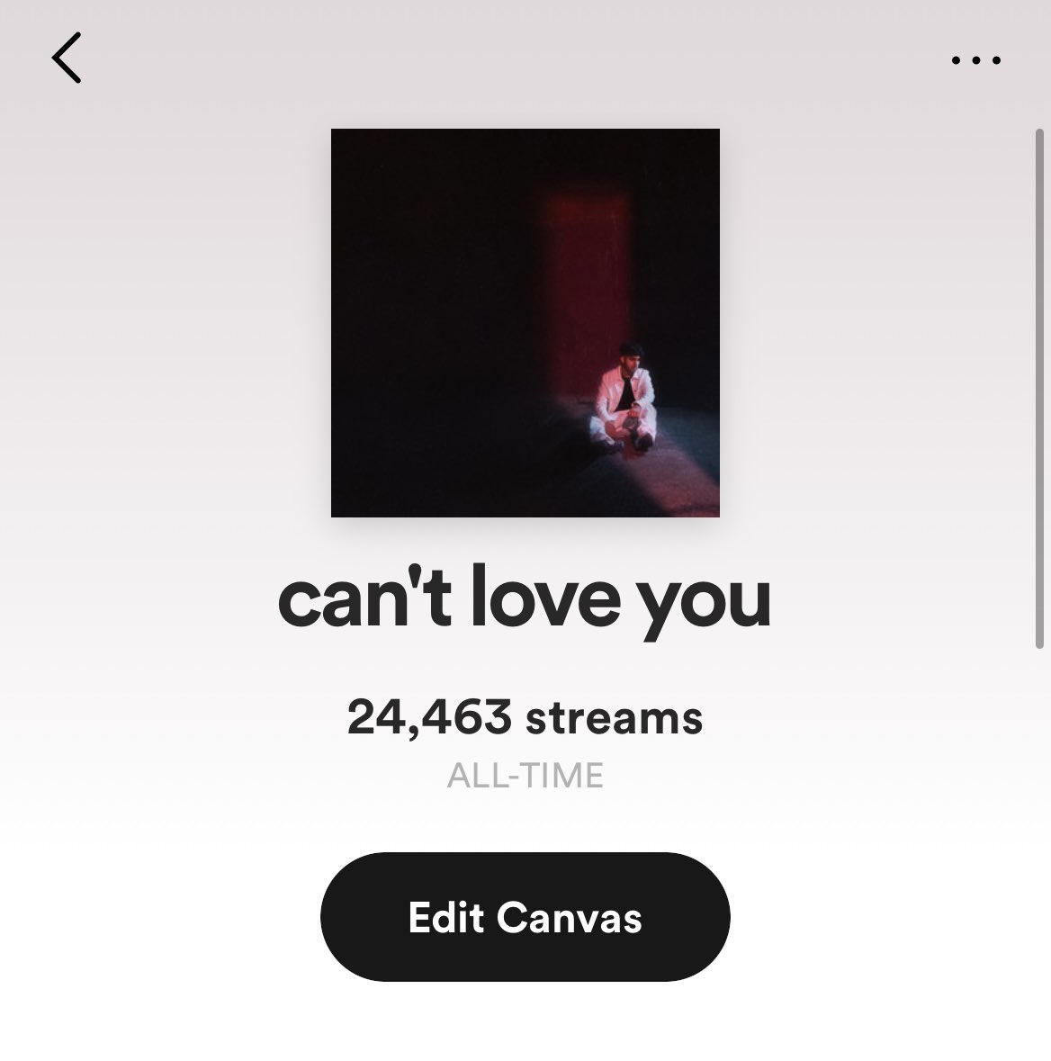 last song broke my all time highs and hit almost 25k streams! releasing again tonight and i can’t wait for everyone to hear it❤️