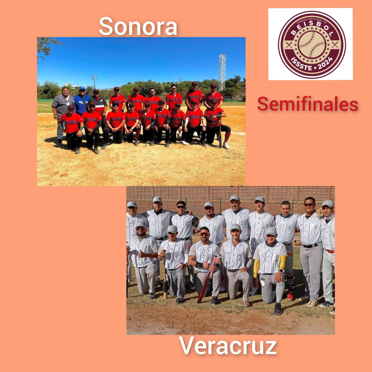 Fenriqueper's tweet photo. Tenemos ya a nuestros semifinalistas. Muchas felicidades. Mañana tendremos campeón de nuestro “Torneo Nacional de Beisbol, ISSSTE 2024”
#beisboliste2024 #FEPH https://t.co/BpK0IGbjOd