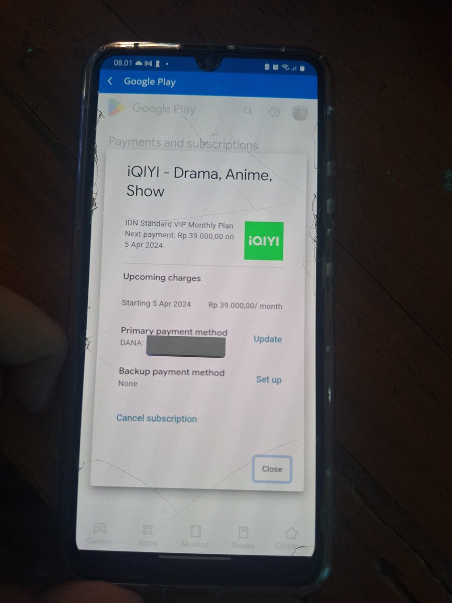 ilyyysmA_'s tweet photo. ada yg tau gaakk ini kalo klik cancel subscription bisa balik ga duitnya? #zonaba https://t.co/1k7Vu4XDDo