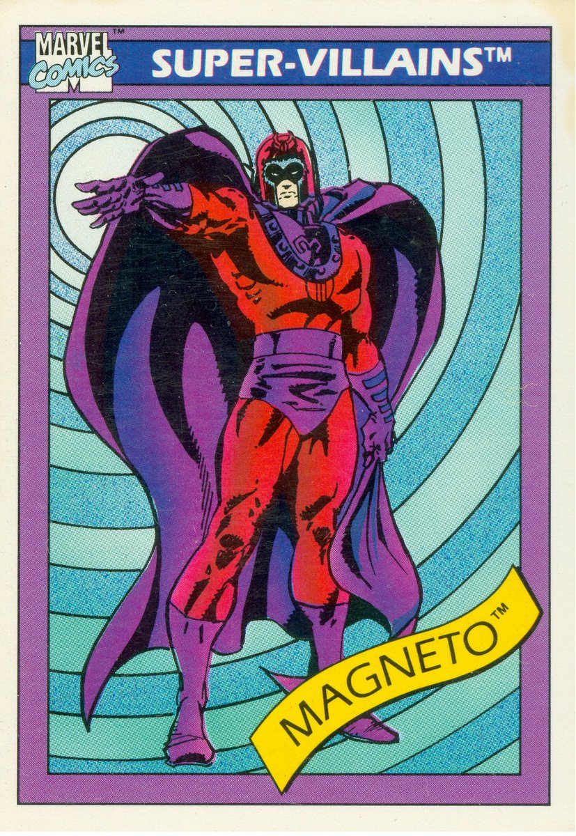 For no reason, four high-res scans of X-Men cards from the 1990 Marvel Universe trading card line.