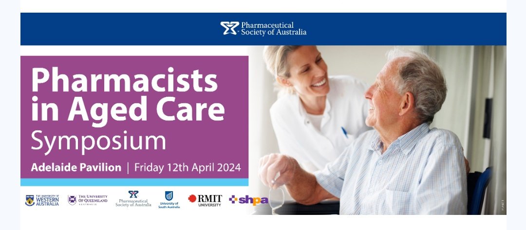 The Pharmacists in Aged Care Stakeholder Symposium in Adelaide is just one week away! Join us on April 12th to connect with colleagues, build relationships, learn, and have your say in shaping the role of onsite pharmacists in aged care. Register here: psa.eventsair.com/psa-events/acs…