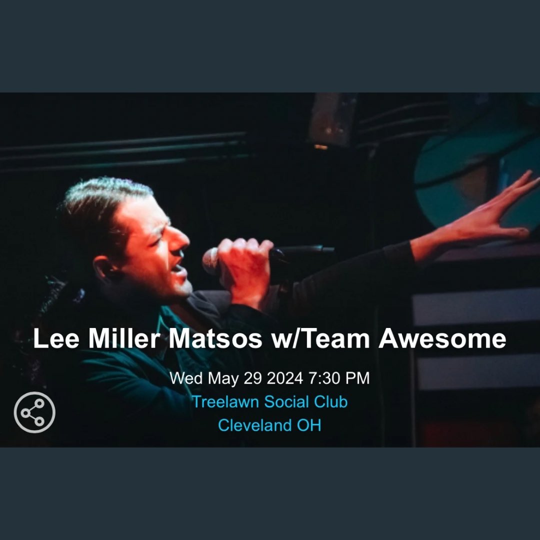 🎸 Thrilled to announce I’ll be rocking out with #teamawesome on May 29th at @the_treelawn in @WaterlooArts district! Tickets on sale now @ Linktree in bio! 🎶 🙏❤️🦋 #clevelandmusicscene #poprock #localmusic #waterlooartsdistrict #treelawnsocialclub
