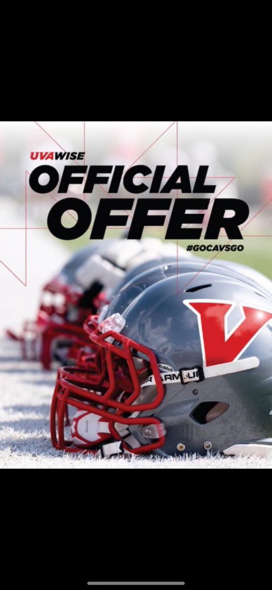 JQuaviusRivers's tweet photo. #AGTG After a great conversation with @Coach_Ladd I am blessed to receive my first offer from The University of Virginia at Wise @CoachWatson_48 @coachavant @purdie_dana @CoachCummingsFB https://t.co/m4GPIlTO9L