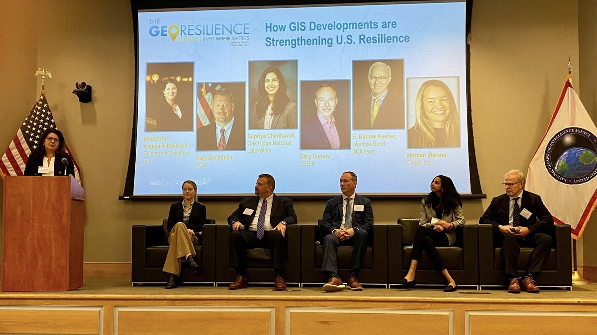 Supriya Chinthavali, group leader for Critical Infrastructure Resilience was an invited speaker at the GeoResilience 2024 meeting hosted by @geohuntsville and @NGA_GEOINT