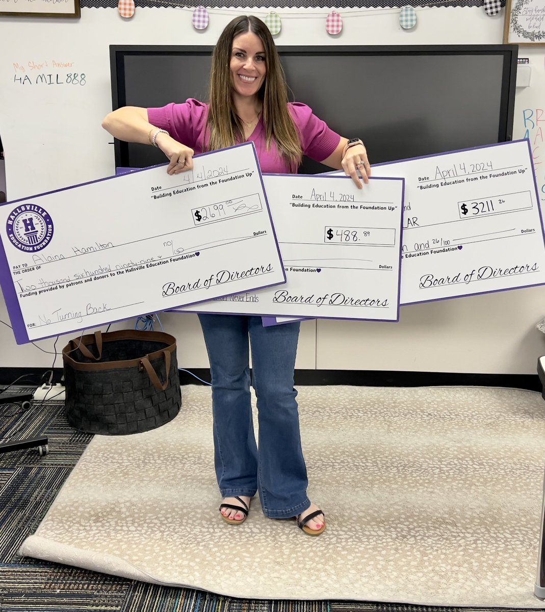 Alaina Hamilton (@lead2love2learn) on Twitter photo So very grateful for an amazing <a href="/HallsvilleEdFdn/">HallsvilleEdFdn</a> ! Today, 3 of my grant proposals were funded! ๐ <a href="/CiaHallsville/">Hallsville ISD CIA</a> <a href="/HallsvilleISD/">Hallsville ISD</a> <a href="/HallsvilleEast/">Hallsville East Elementary, Hallsville, Texas</a> So very grateful for an amazing <a href="/HallsvilleEdFdn/">HallsvilleEdFdn</a> ! Today, 3 of my grant proposals were funded! ๐ <a href="/CiaHallsville/">Hallsville ISD CIA</a> <a href="/HallsvilleISD/">Hallsville ISD</a> <a href="/HallsvilleEast/">Hallsville East Elementary, Hallsville, Texas</a>