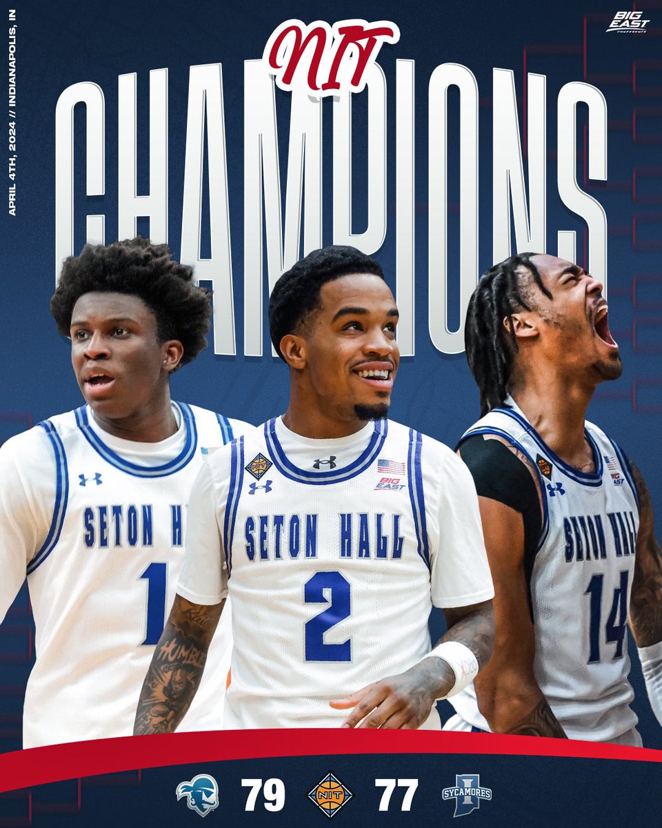 NIT CHAMPIONS 🏴‍☠️ #HALLin