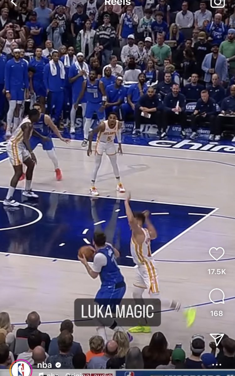 ⁦@luka7doncic⁩ playing H-O-R-S-E against the best players in the world every night, is wild.