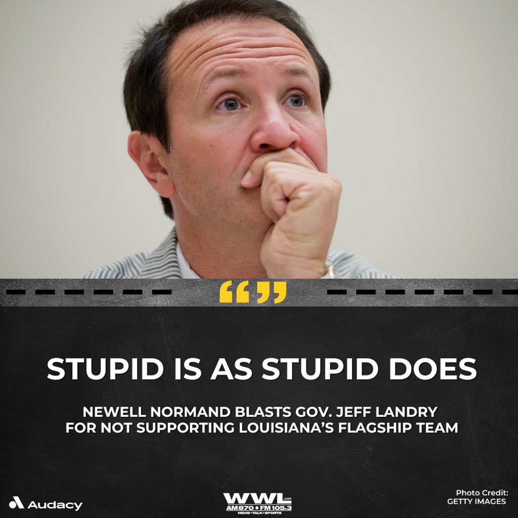 "This is a breakdown in emotional intelligence," Newell said. "These young ladies worked hard. It was an emotional game. They lost. And one of the questions in all of the crap about this and the <a href="/JeffLandry/">Jeff Landry</a> just adds on to it. This is dangerous."