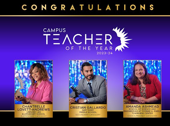 JUST IN: CONGRATULATIONS! 🎊 These are your Teacher of the Year winners, powered by @reliantenergy! 👏