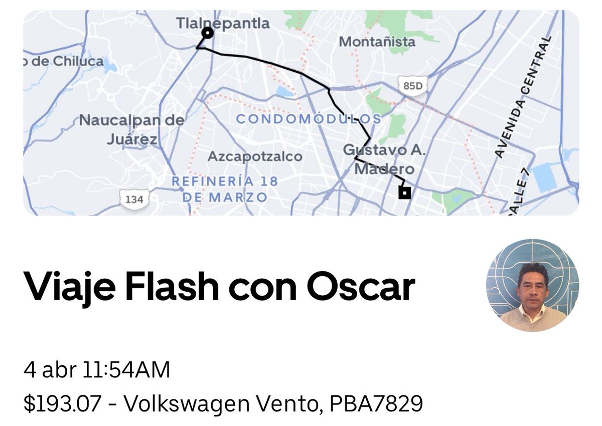 bever_mich's tweet photo. @Uber_MEX  el día de hoy realice un viaje por Uber flash para que llevaran una artículos a un lugar, el conductor al llegar nunca se puso en contacto y marco como entregado, cuando nunca entregó nada y sigue en posesión de las cosas.
Llevo todo el día en el soporte sin solución. https://t.co/R9dYsAMf3A