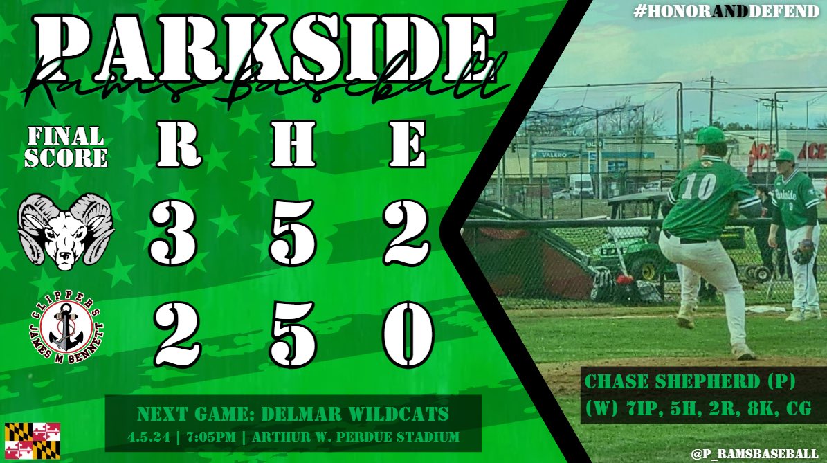 P_RamsBaseball's tweet photo. COMEBACK WIN IN CITY RIVALRY

#HonorAndDefend 🐏 https://t.co/BrTY8U6gg9