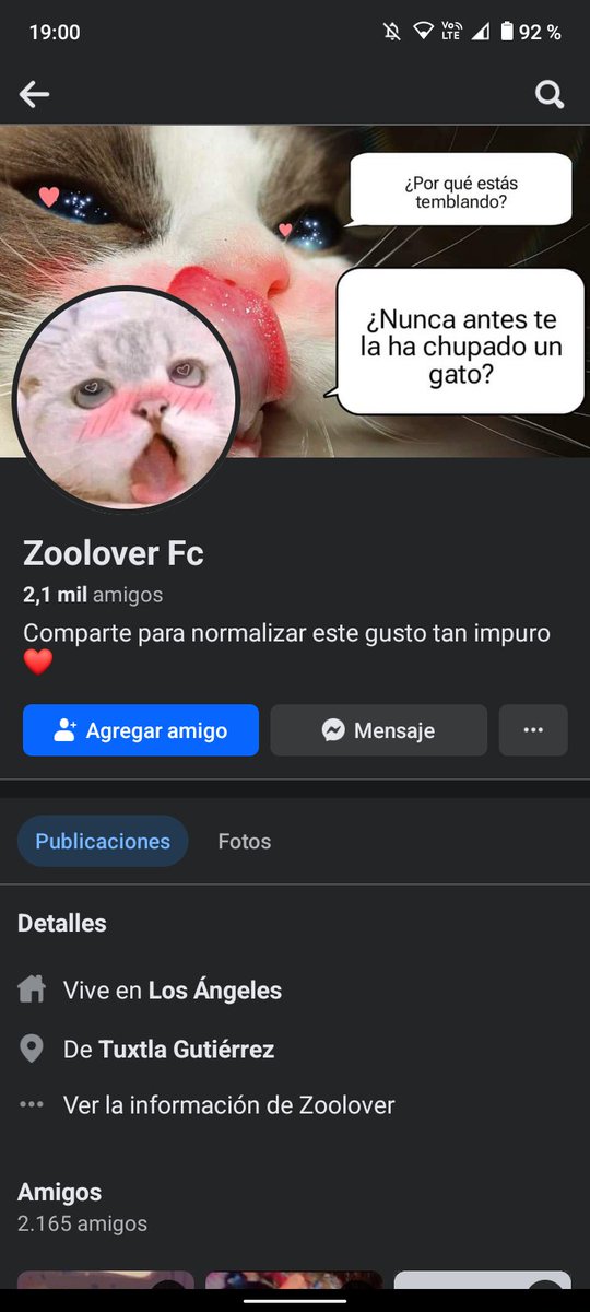 Hago spam para que nos ayuden a denunciar esta cuenta de Facebook Abro hilo de que está pasando con zoolover Fc