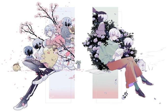 「桜 座る」のTwitter画像/イラスト(新着)｜4ページ目