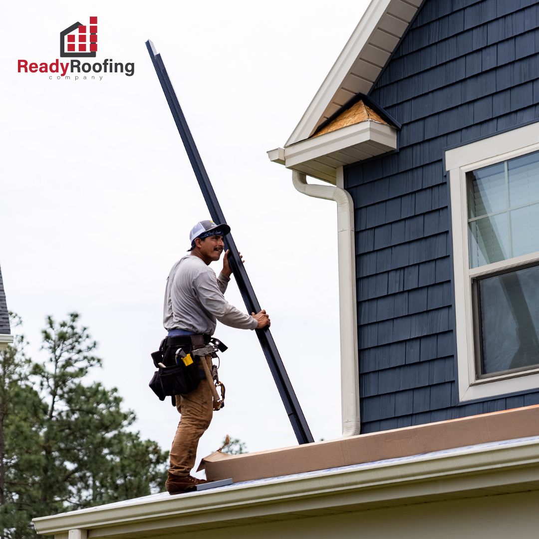 Drip edge is a metal flashing that is installed at the edges of the roof to help control the flow of water away from the fascia and to protect the underlying roofing components. It also makes the completed roof project look great!
.
.
.
.
#readyroofing #dripedge #localroofer #...