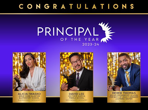 JUST IN: CONGRATULATIONS! 🎊 These are your Principal of the Year winners, powered by @reliantenergy! 👏