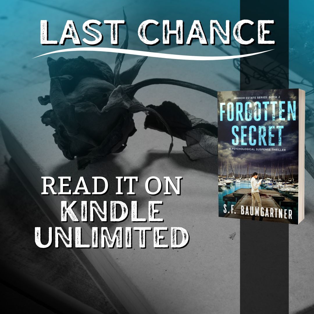 SFBaumgartner's tweet photo. Alert #KindleUnlimited readers! #ForgottenSecret will be coming out of #KU early April. #Lastchance to download and #readnow
#bookish #cleanread #blogger #readers #lovebooks #Christiantheme https://t.co/Dc4uZwhxFL