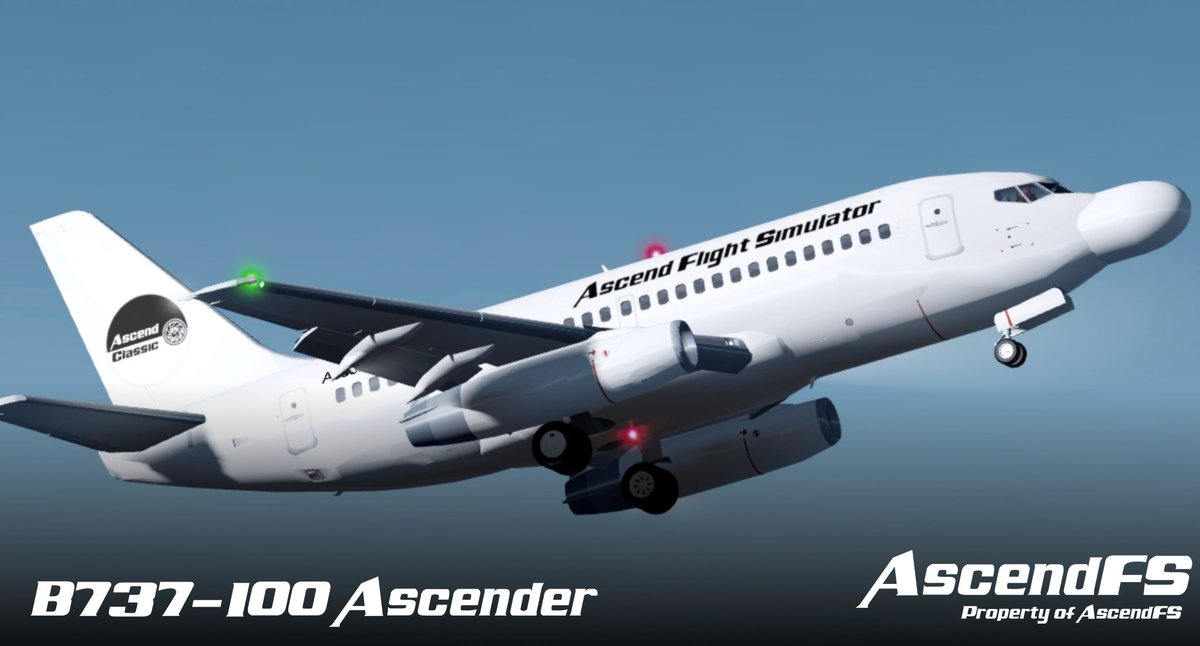 AscendFS_RBLX's tweet photo. AscendFS funfact: The B737-100 is for collecting flight time taken from A to B and also for multi-purpose testing!
#ROBLOX #RobloxDev https://t.co/dcZci13qDO