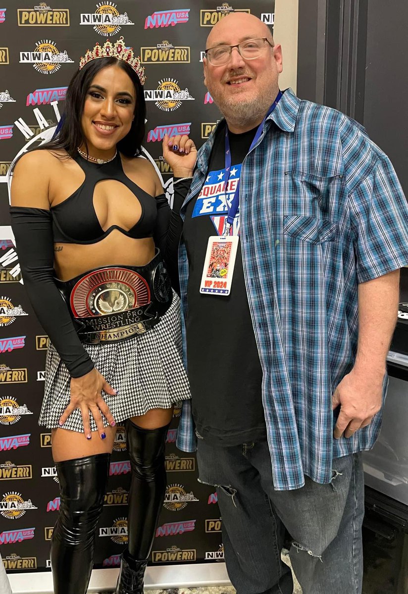 CabanamanMG's tweet image. I got to meet a true sweetheart and amazing wrestler!!!!! #GetItGotItGood! @TiffanyNieves_