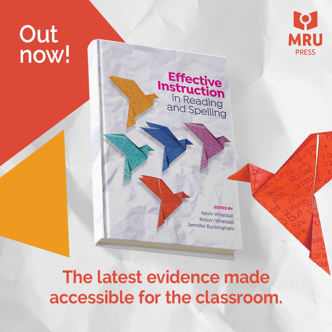 A perfect read for the holidays, Effective Instruction in Reading and Spelling demonstrates how to bring the latest evidence together to plan and implement high-quality literacy lessons. Buy now hubs.la/Q02rVVk00 #scienceofreading #literacy #mrupress #evidencebasedpractice