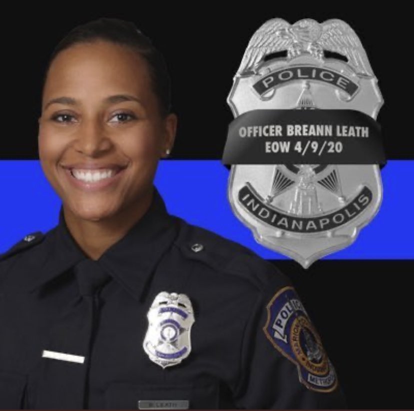 RickFOP86's tweet photo. Today, the Indianapolis community witnessed a miscarriage of Justice in the Sentencing of the convicted killer of Officer Breann Leath

🔴 It is important to understand the Judge Sentenced the Offender to “Time Served” (5 yrs) for the death of Indy Officer Breann Leath #JustWrong https://t.co/geK9UfHGQH